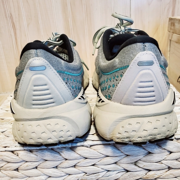 Brooks Adrenaline GTS 21 Women's Shoes Size 9.5 Gray Running Sneakers Grey/Teal - Picture 5 of 7
